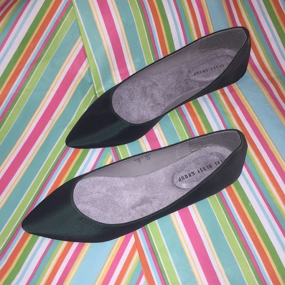 Shoes - Emerald Green Ballet Flats